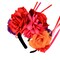 Women Day of the Dead Flower Crown Festival Headband Rose Mexican Floral Headpiece HC-23 (Red Purple